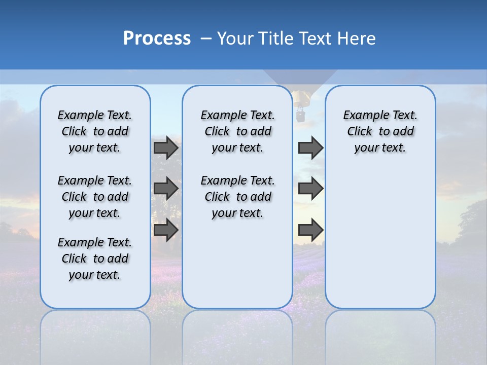 Beautiful Flying Evening PowerPoint Template
