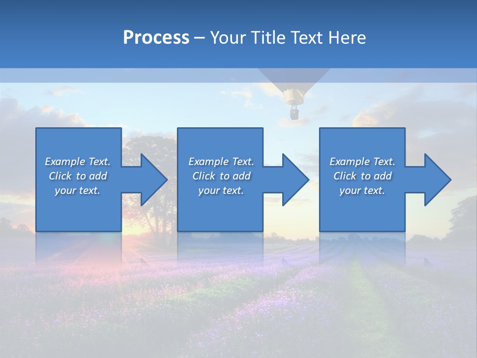 Beautiful Flying Evening PowerPoint Template