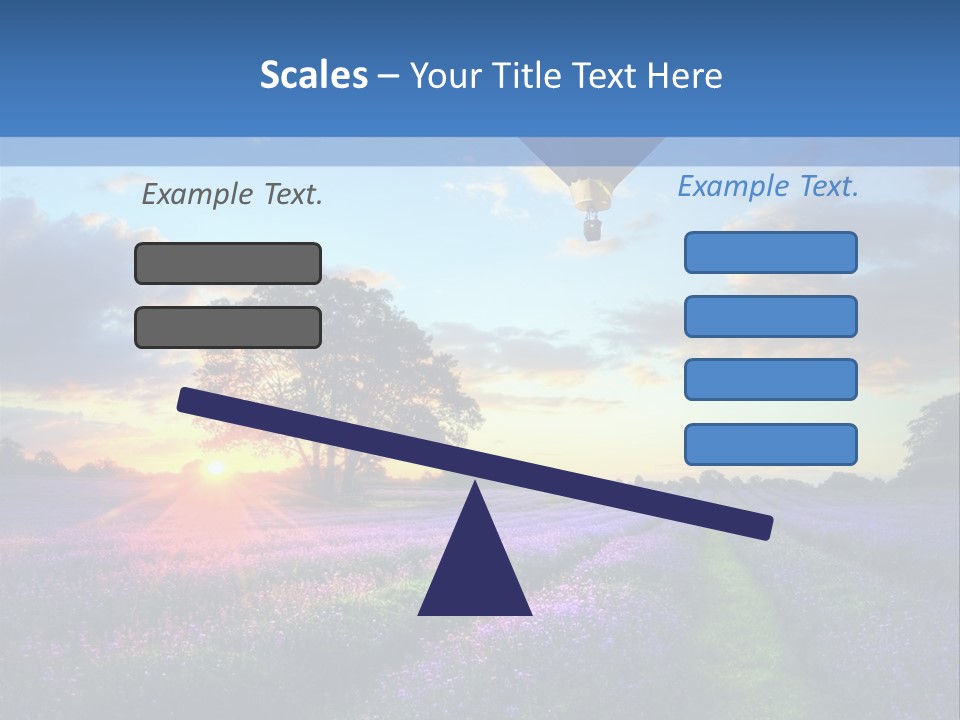 Beautiful Flying Evening PowerPoint Template
