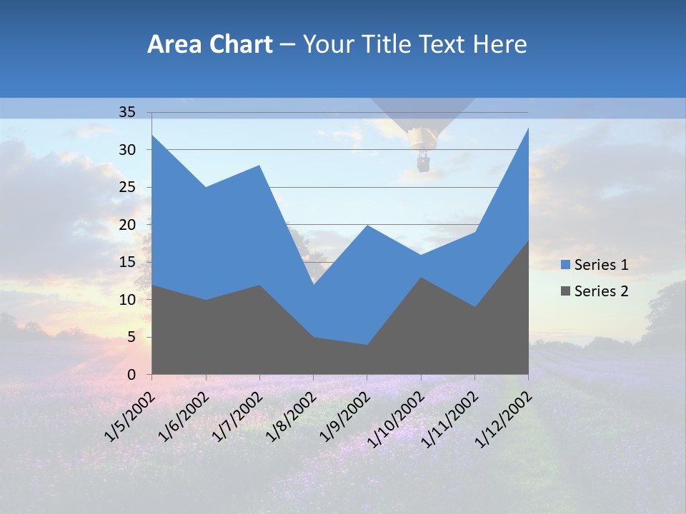 Beautiful Flying Evening PowerPoint Template