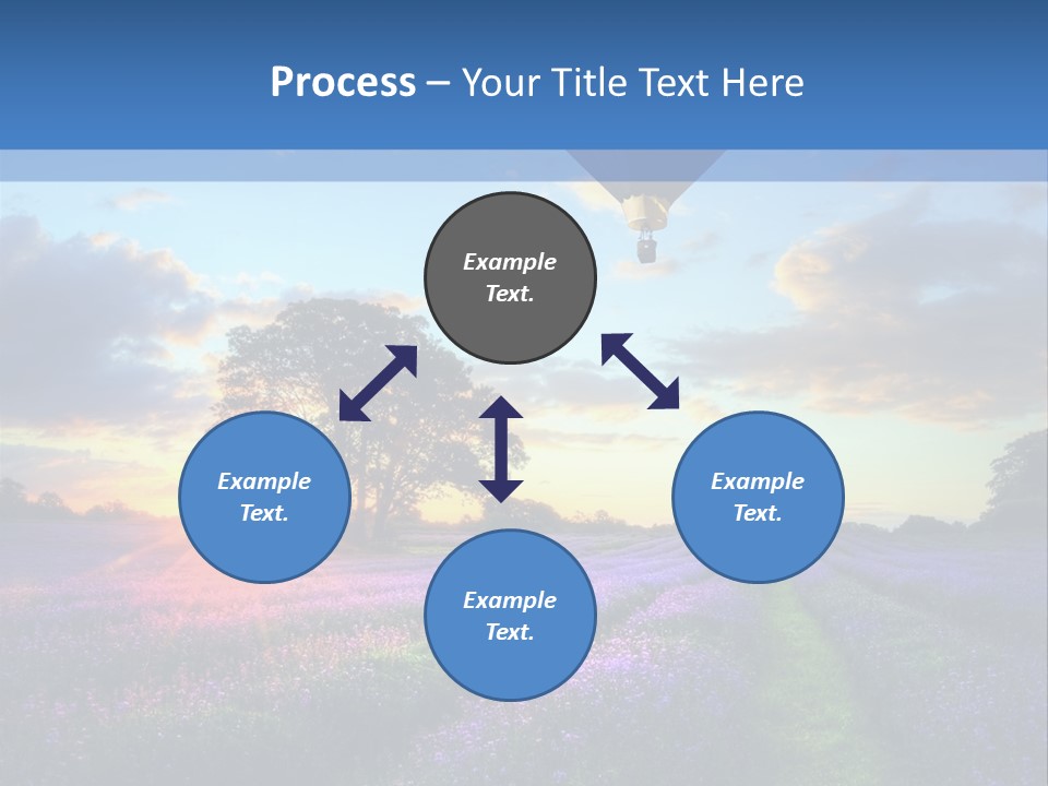 Beautiful Flying Evening PowerPoint Template