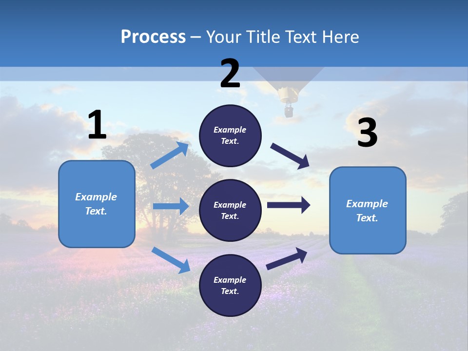 Beautiful Flying Evening PowerPoint Template
