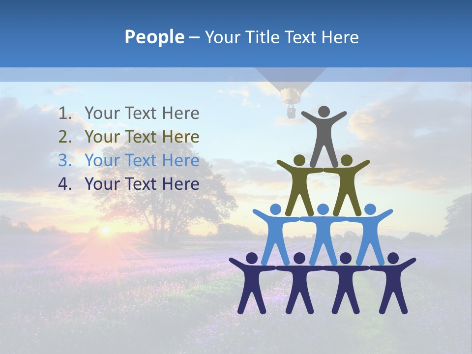 Beautiful Flying Evening PowerPoint Template