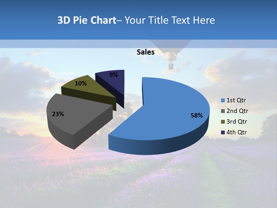 Beautiful Flying Evening PowerPoint Template