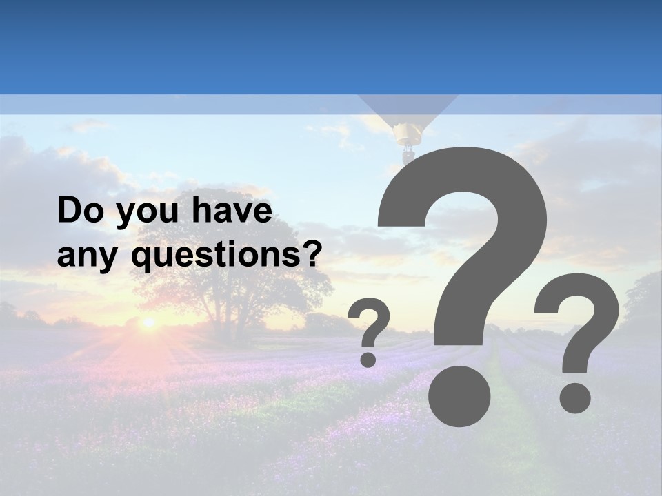 Beautiful Flying Evening PowerPoint Template