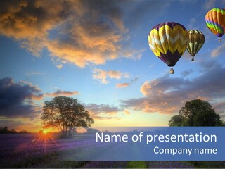 Dusk Harvest Twilight PowerPoint Template