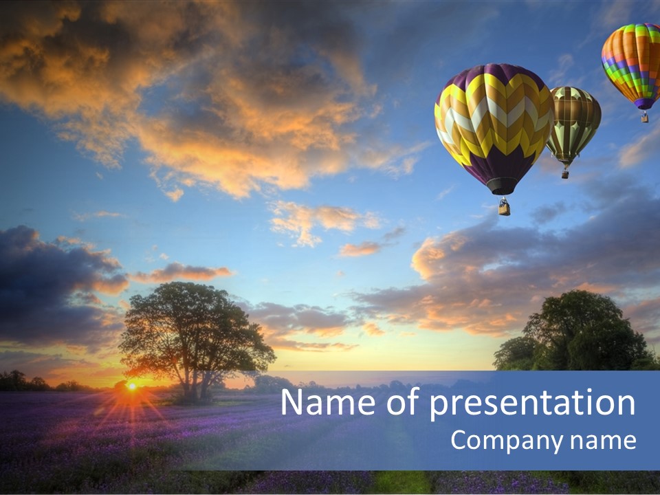 Dusk Harvest Twilight PowerPoint Template