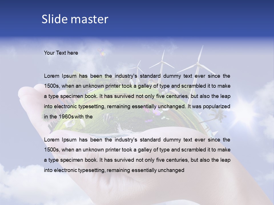 Global Environment Resource PowerPoint Template