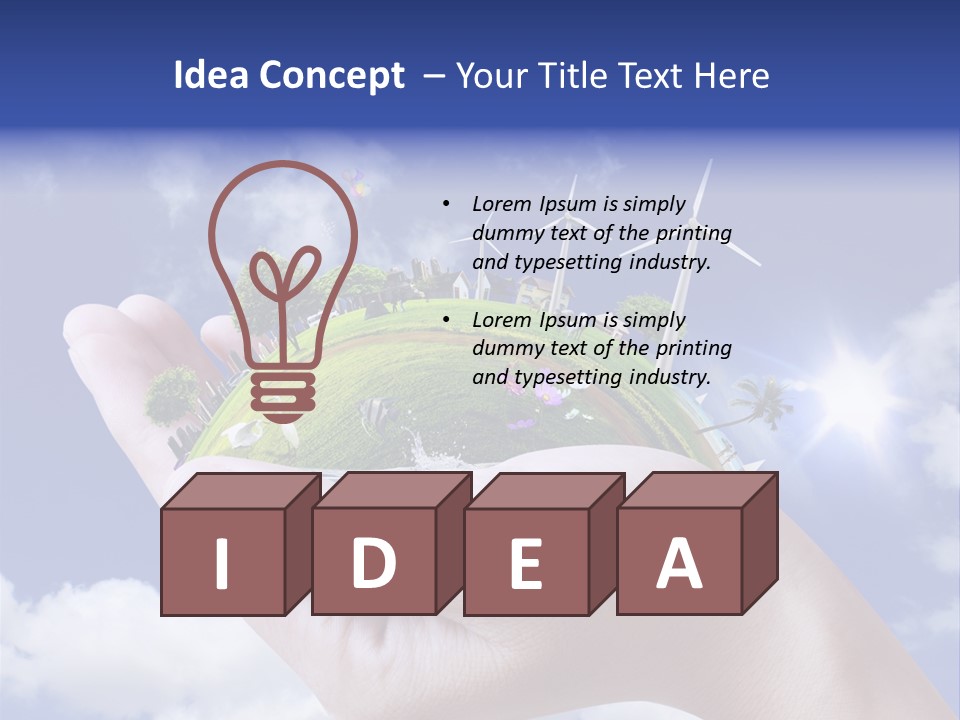 Global Environment Resource PowerPoint Template