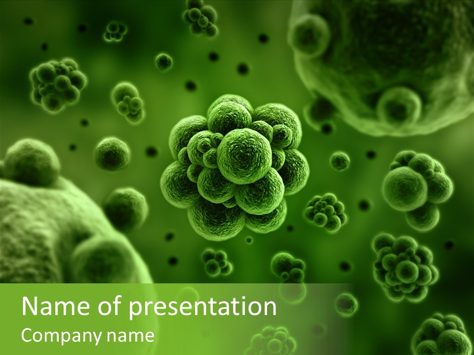 Infections Tiny Business PowerPoint Template