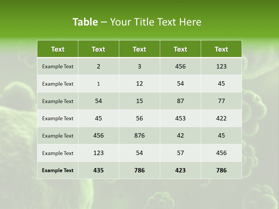Infections Tiny Business PowerPoint Template