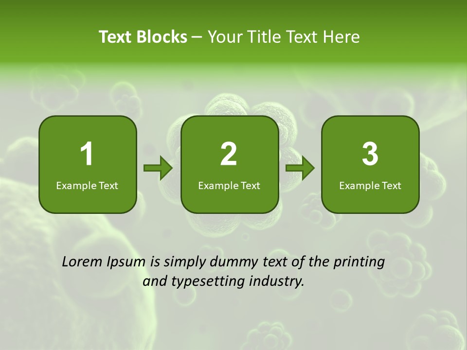 Infections Tiny Business PowerPoint Template