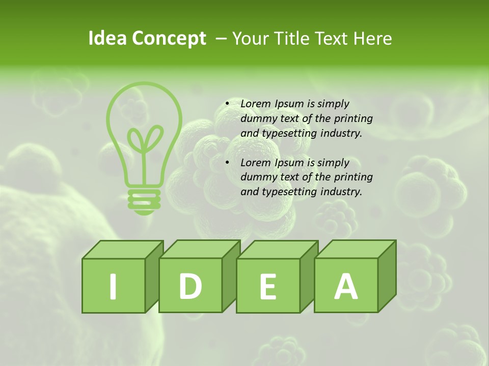 Infections Tiny Business PowerPoint Template