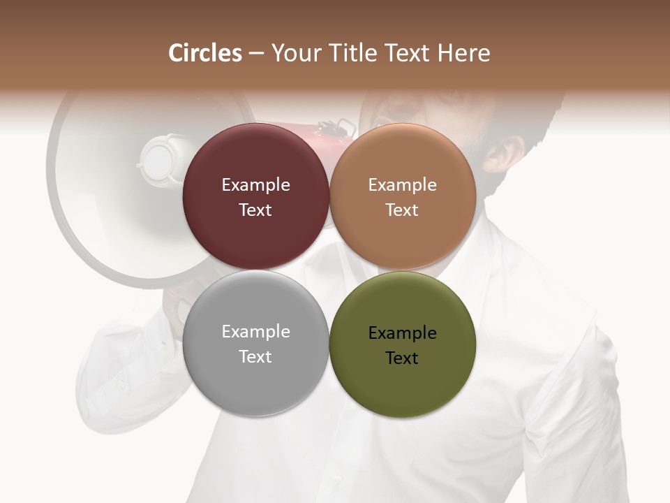 Boy Standing Voice PowerPoint Template