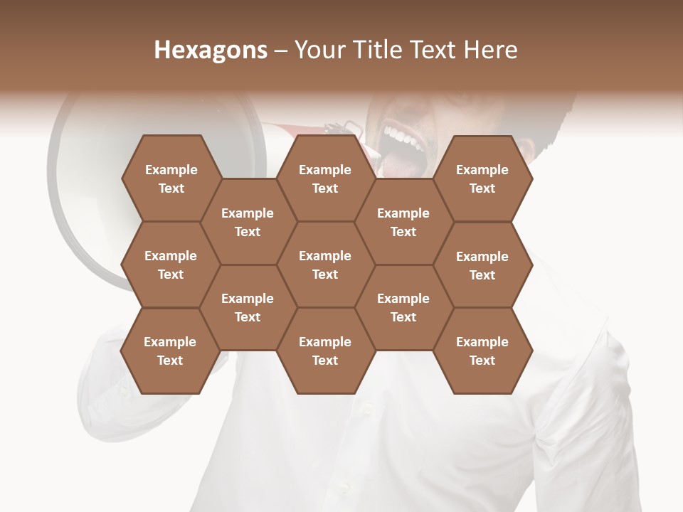 Boy Standing Voice PowerPoint Template