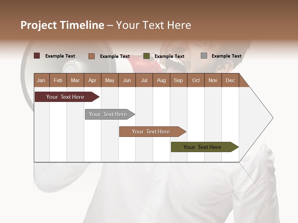 Boy Standing Voice PowerPoint Template