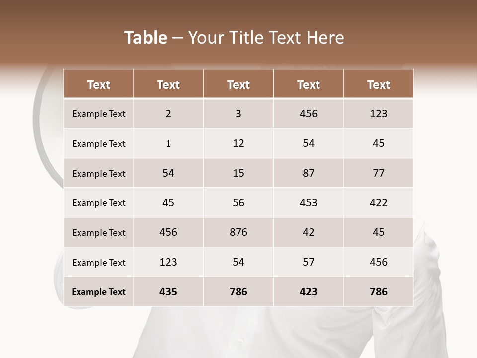 Boy Standing Voice PowerPoint Template
