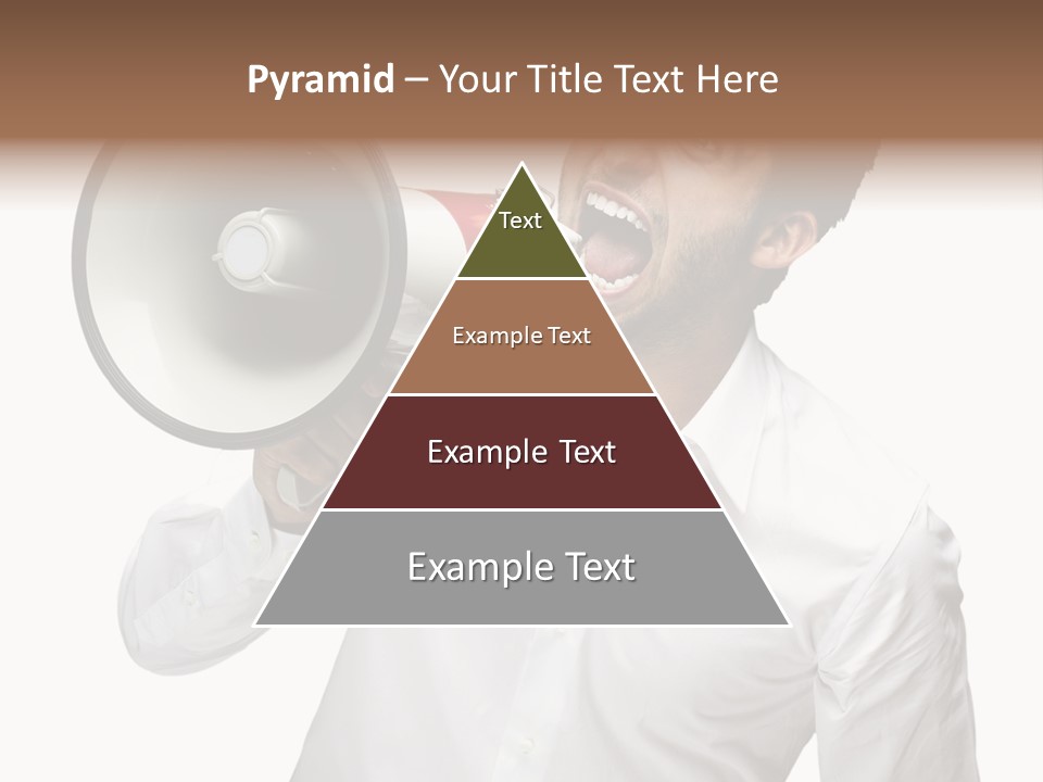 Boy Standing Voice PowerPoint Template