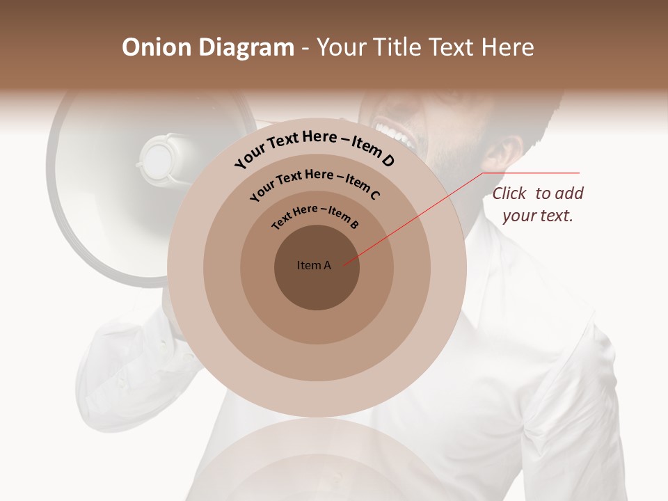 Boy Standing Voice PowerPoint Template