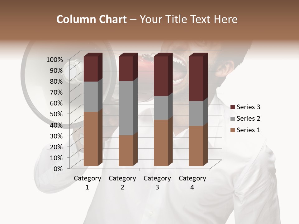 Boy Standing Voice PowerPoint Template
