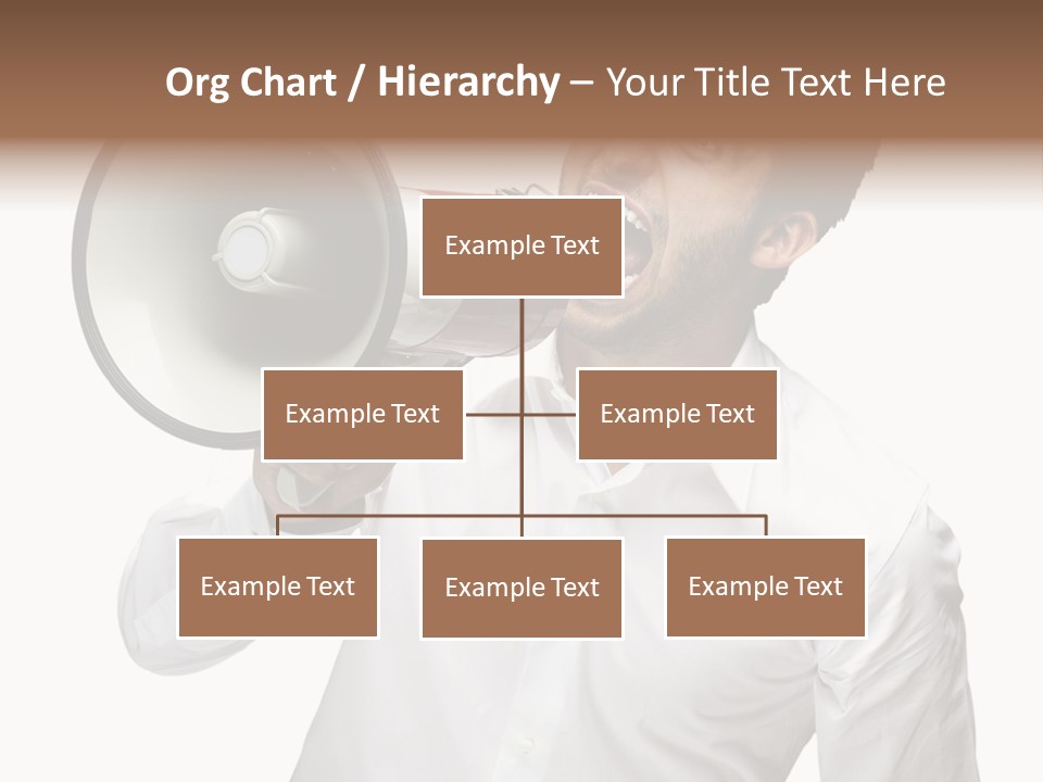 Boy Standing Voice PowerPoint Template