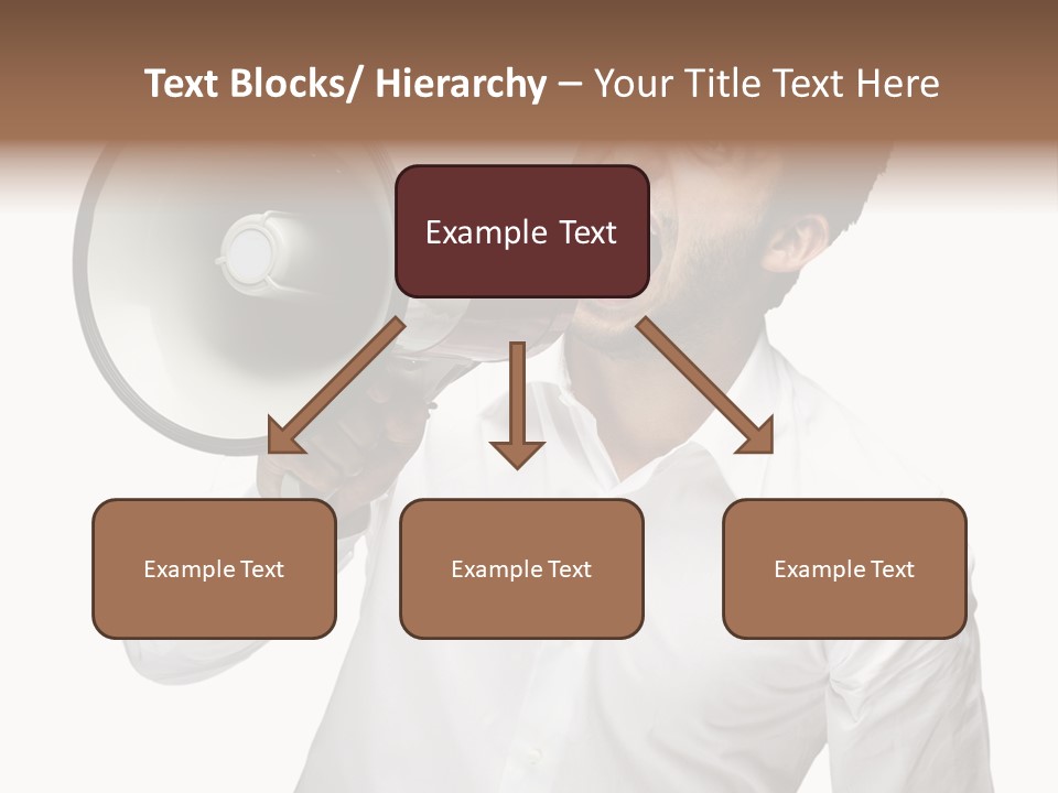 Boy Standing Voice PowerPoint Template