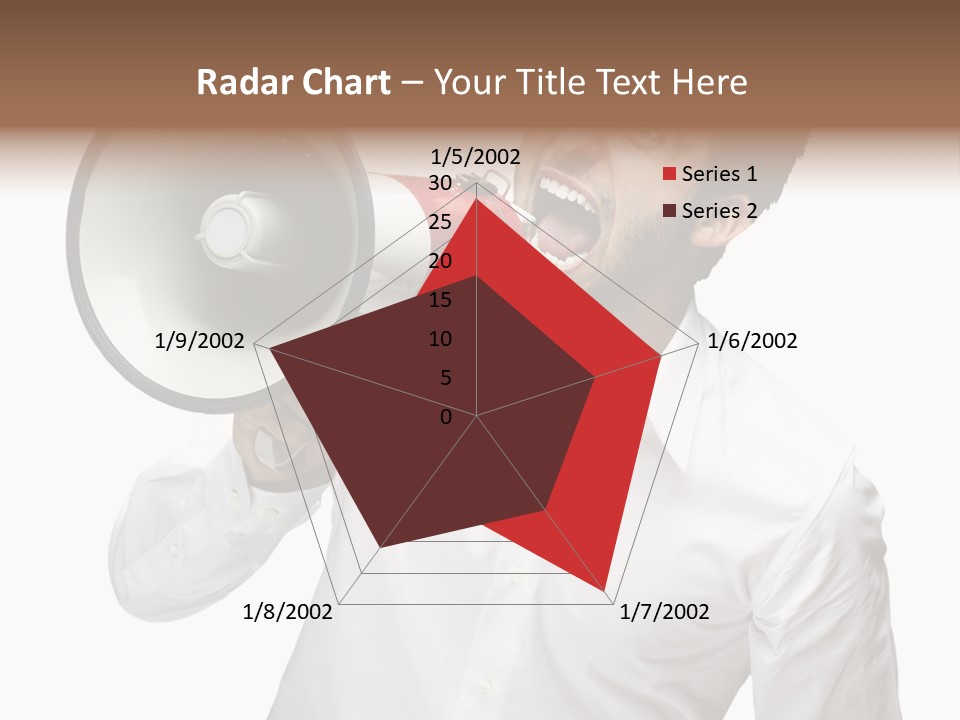 Boy Standing Voice PowerPoint Template