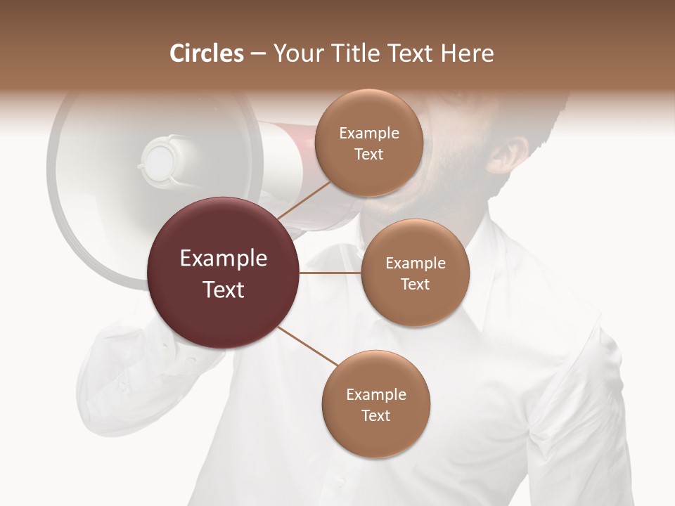 Boy Standing Voice PowerPoint Template