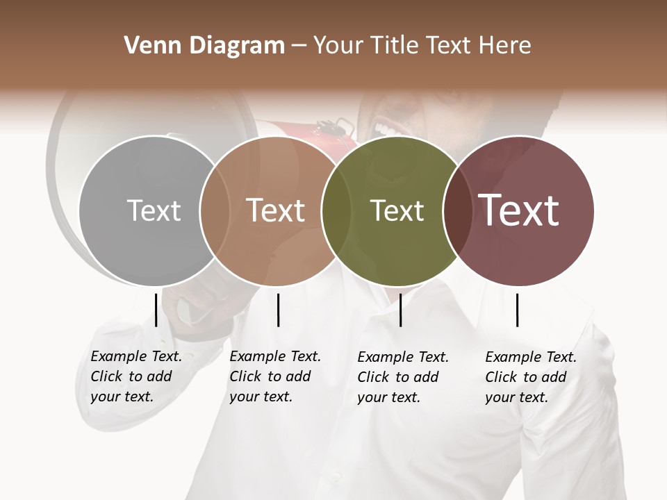 Boy Standing Voice PowerPoint Template