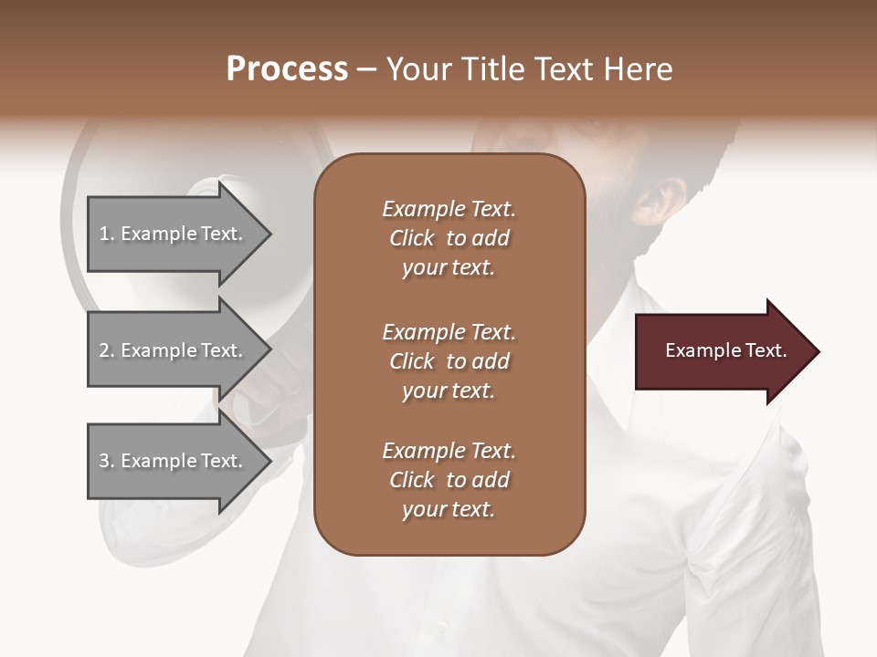 Boy Standing Voice PowerPoint Template
