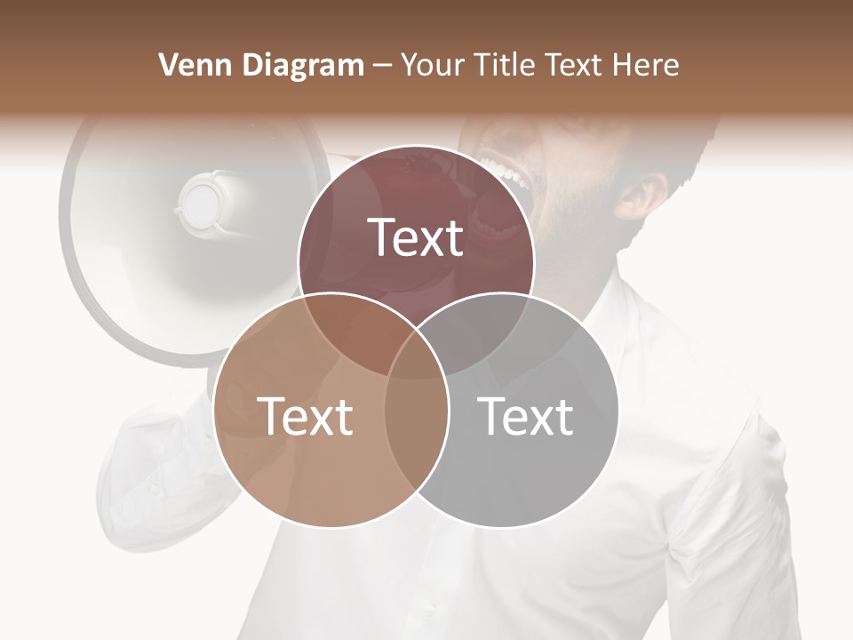 Boy Standing Voice PowerPoint Template