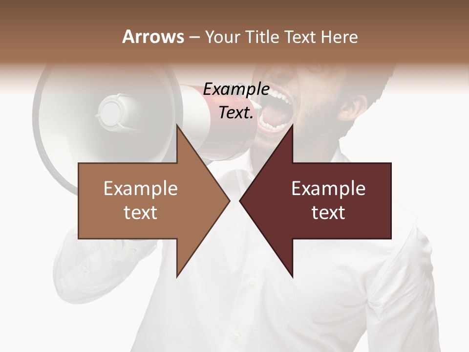 Boy Standing Voice PowerPoint Template