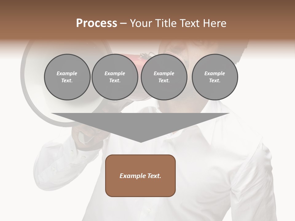 Boy Standing Voice PowerPoint Template