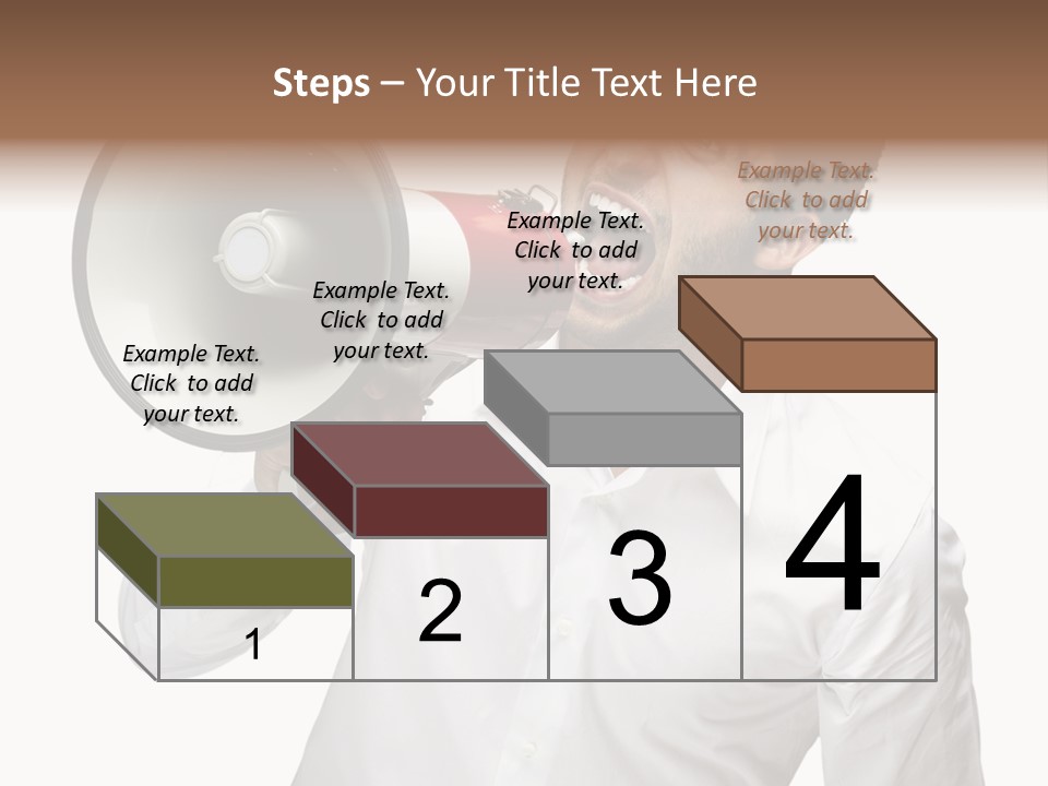 Boy Standing Voice PowerPoint Template