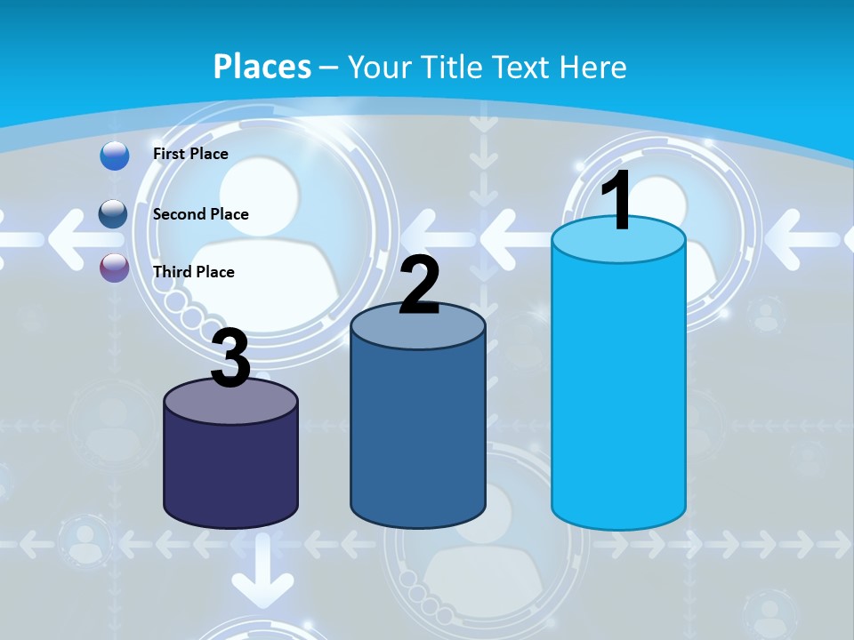 Graphics Communications Connection PowerPoint Template