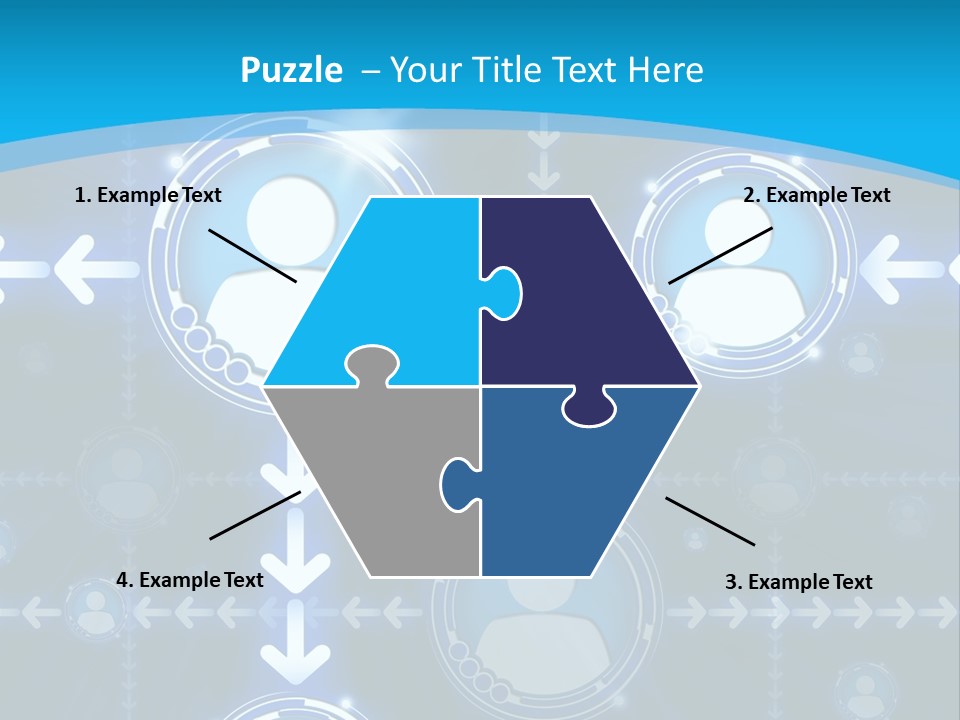 Graphics Communications Connection PowerPoint Template