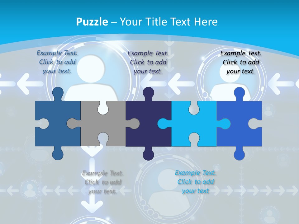Graphics Communications Connection PowerPoint Template