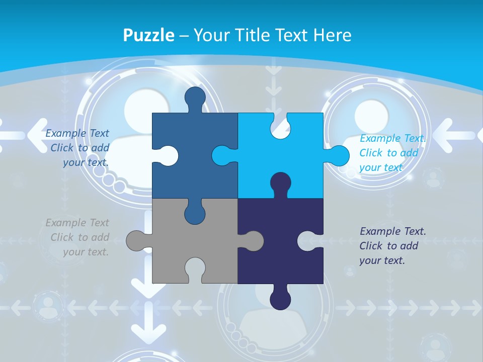 Graphics Communications Connection PowerPoint Template