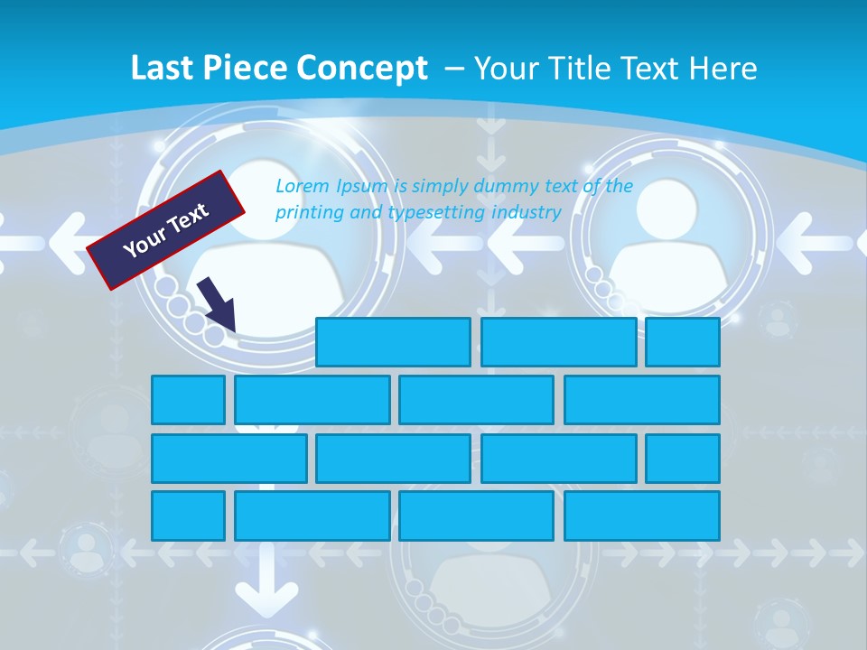 Graphics Communications Connection PowerPoint Template