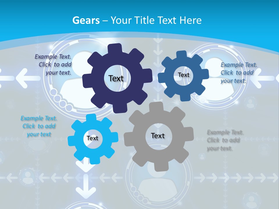 Graphics Communications Connection PowerPoint Template