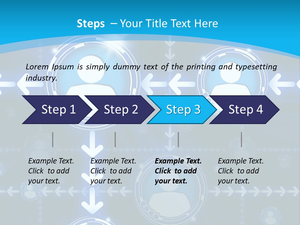 Graphics Communications Connection PowerPoint Template