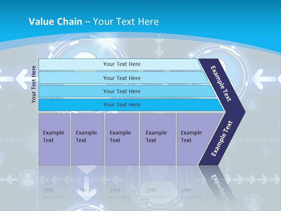 Graphics Communications Connection PowerPoint Template