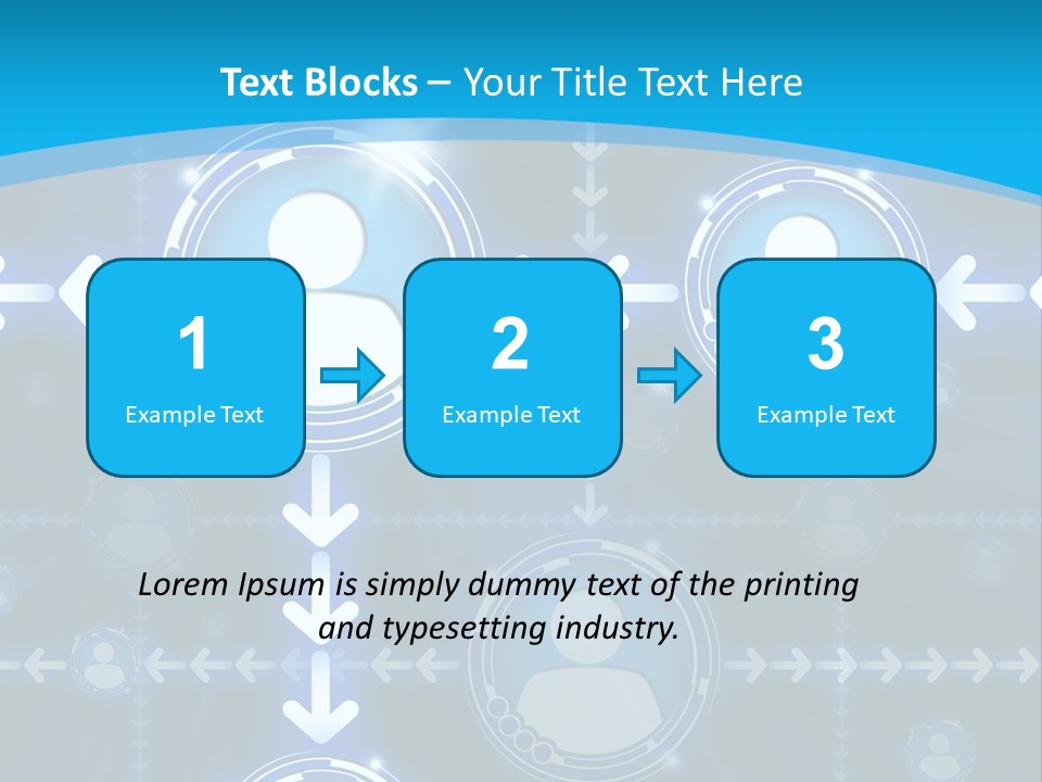 Graphics Communications Connection PowerPoint Template