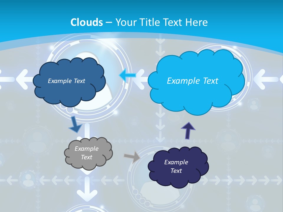 Graphics Communications Connection PowerPoint Template