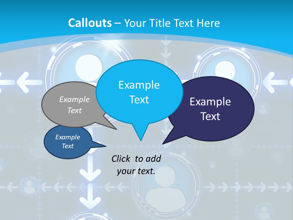 Graphics Communications Connection PowerPoint Template