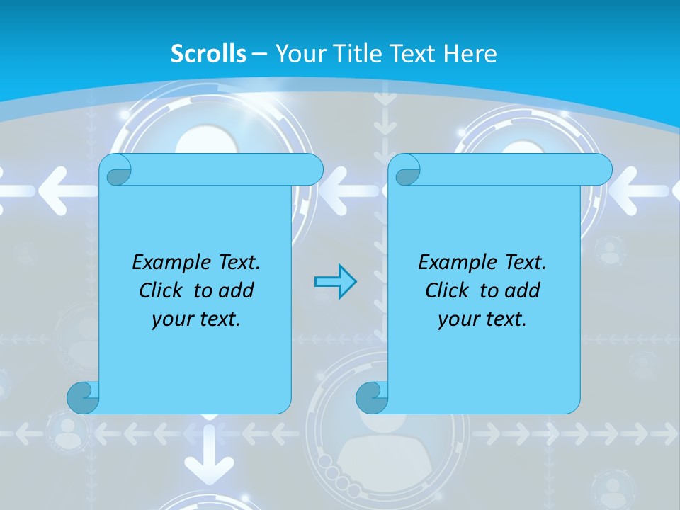 Graphics Communications Connection PowerPoint Template