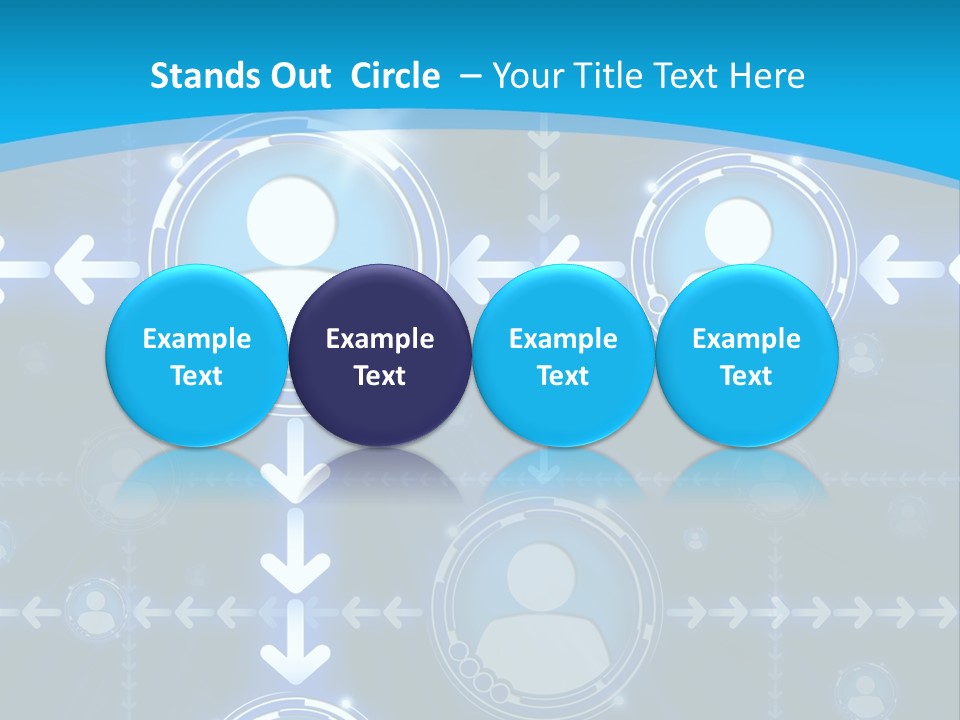 Graphics Communications Connection PowerPoint Template
