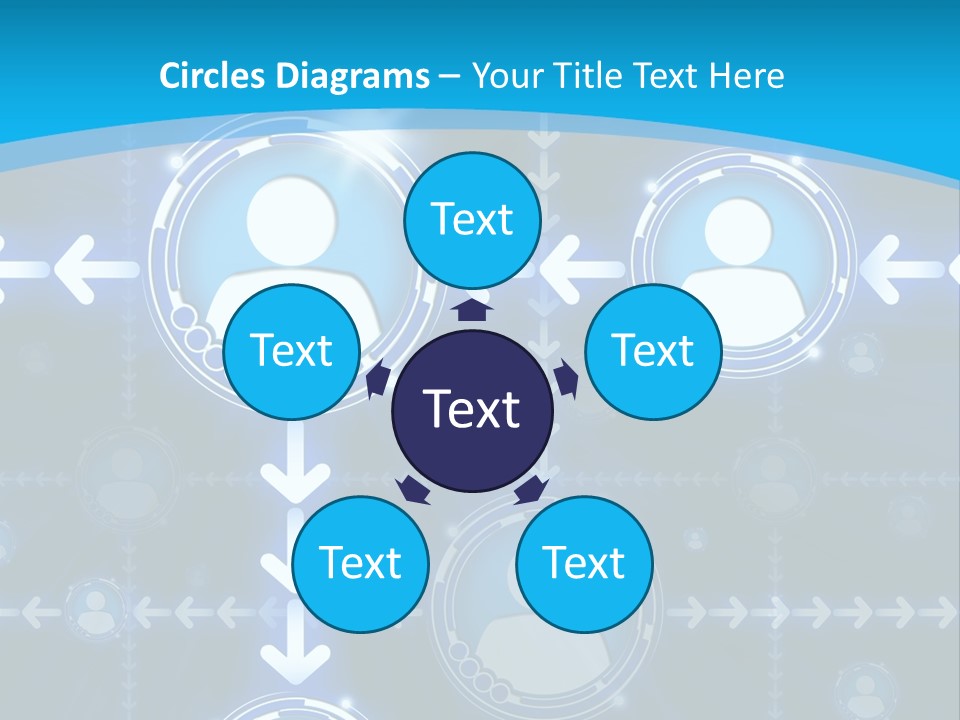 Graphics Communications Connection PowerPoint Template