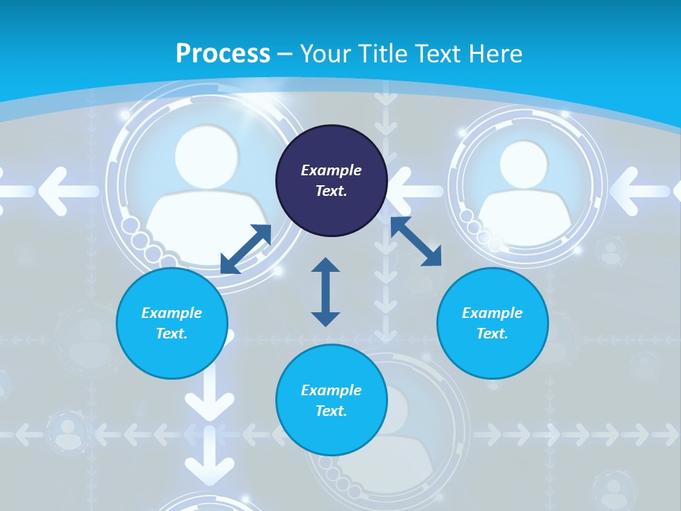 Graphics Communications Connection PowerPoint Template