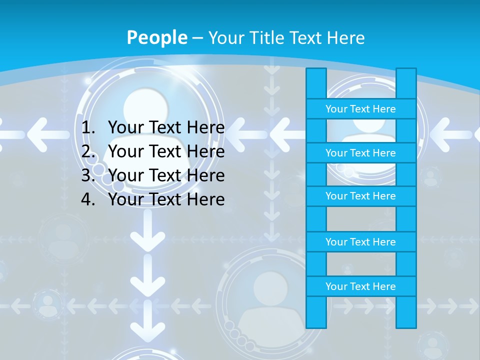 Graphics Communications Connection PowerPoint Template